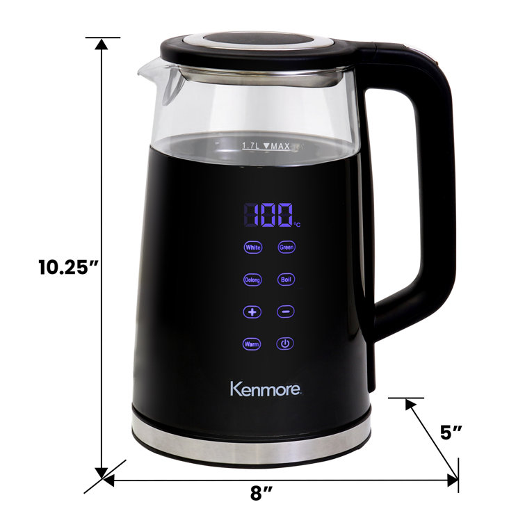 Temperature control outlet kettle